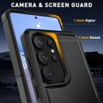 thumbnail image 5 of KOMI for Samsung Galaxy S25 Ultra Case with HD Screen Protector, 10 FT Military Grade Drop Protection, Anti-Slip Phone Case, Black, 5 of 5
