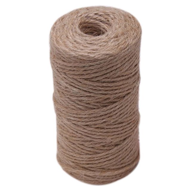 2mm 150M Length Natural Jute Twine DIY craft rope Thick String 3Ply Rope DIY Arts Crafts Decoration Bundling