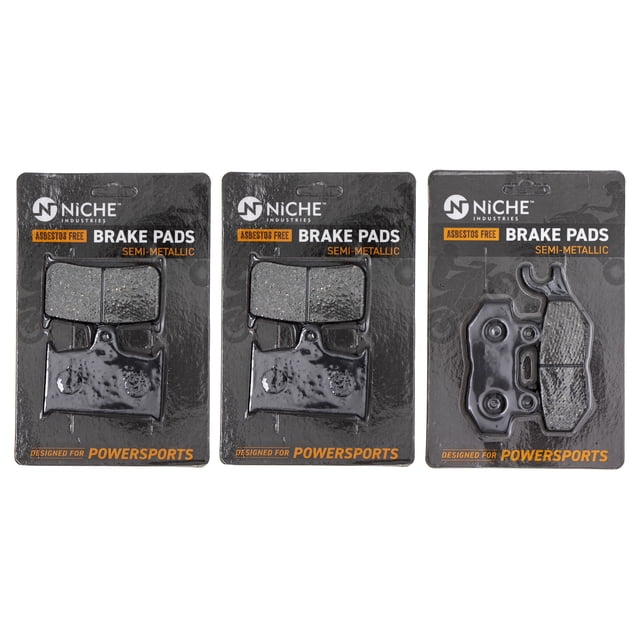 Niche Brake Pad Set for Triumph Speed Triple Daytona Front Rear Semi-Metallic MK1002831