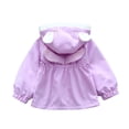 thumbnail image 4 of RXIRUCGD Children's Clothing Children's Spring Coats Small And Medium-sized Children's Spring Coats( Purple, Size:4 Years ), 4 of 5