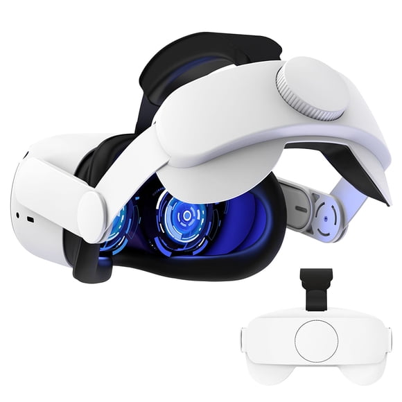 Compatible with Oculus Quest 2 Head Strap, Quest2 Accessories Accessories Easily Adjustable Head Headset Head Strap Replacement Head Strap Improved Support and Comfort in VR Headstrap.