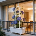 thumbnail image 4 of M Climbing Vines Flower Trellis Plant Support Bracket For Outdoor Courtyard Balcony Adjustable Height Assembled Framework, 4 of 7