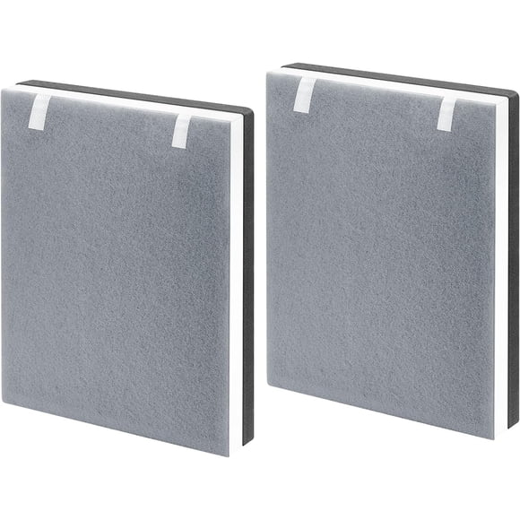 2 Pack Vital 100 Replacement Filter for LEVOIT Air Purifier, 3-in-1 HEPA Replacement Filter and High-Efficiency Activated Carbon Filter Set, Part Number Vital 100-RF