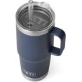 thumbnail image 1 of YETI Rambler Tasse en Paille 25 oz, Isolée sous Vide, Acier Inoxydable, Bleu Marine, 1 of 8