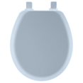 thumbnail image 1 of Bemis 212891 Siège de Toilette Rond, Bleu, 1 of 1