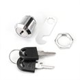 thumbnail image 2 of Xingzhi Locks For Home plistic Easy To Install Silver Comes With 2 Keys Locker Lock 5pcs 25mm, 2 of 6