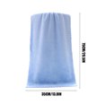 thumbnail image 2 of Bigersell Bathroom Towels 75 x 35 cm Solid Microfiber Soft Plush Bath Towels Super Absorbent Face Towels Rectangular Bathing Shower Towels Quick Dry Hand Bath Towels C, 2 of 3