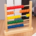 thumbnail image 4 of Wooden For Kids Math 50 Counting Toy Beads Multicolor Counters For 3 5 Year Olds Counting Toys For Preschool Learning And Development 1pc Kids Learning Games Age 3 Number Cards 1-100 Kids Measuring, 4 of 4