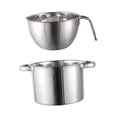 thumbnail image 3 of simhoa Double Boilers Chocolate Pot Flat Bottom Boiler Pot for Cheese 20cm Pot, 3 of 8