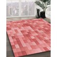 thumbnail image 3 of Ahgly Tapis Rectangulaire Lavable en Machine Intérieur Transitionnel Camion de Pompiers Rouge, 5 Pieds x 8 Pieds, 3 of 7