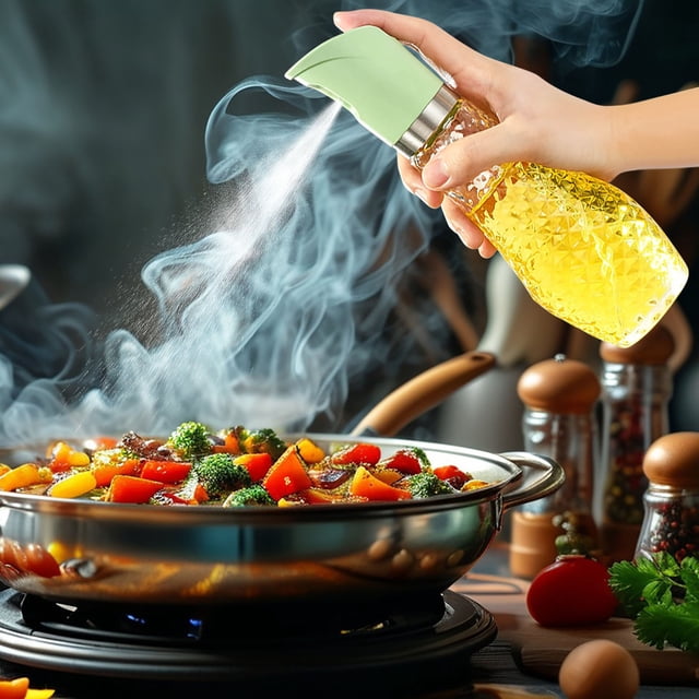 Amzcrzy Kitchen Appliances Stainless Steel Oil Spray Can Cooking Oil Spray Can Spray Bottle Watering Can Spray Bottle Oil Sprayer forCooking Kitchen Gadgets