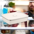thumbnail image 1 of XYAIYT Contenant de Rangement Alimentaire en Acier Inoxydable Étanche, Hermétique et Compatible Micro-Ondes 9.25x7.52x3.78 Po Réutilisable Sans BPA Inodore pour une Préparation de Repas Sécuritaire Usage Quotidien Fêtes BBQ, 1 of 6