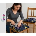 thumbnail image 4 of Soimoi Home & Outdoor Upholstery Fabric - Bird Pattern - 56" Wide by The Yard - Ideal for Chairs, Table Covers & DIY Projects - Blue, 4 of 7