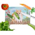 thumbnail image 2 of Carolines Treasures CK1278LCB Pomeranian No.2 Spring Glass Cutting Board - Large, 2 of 2
