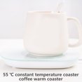 thumbnail image 3 of Coffee Mug Warmer 55℃ Keep Temperature Beverage Cup Warmer Cup Heater Heater for Milk Tea Water, Touch Switch, 3 of 9