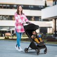 thumbnail image 2 of INFANS Lightweight Baby Stroller, One-Hand Gravity Fold, Compact Travel Stroller for Airplane with Aluminium Frame, Adjustable Backrest and Canopy, Foldable Infant Toddler Stroller, 2 of 9
