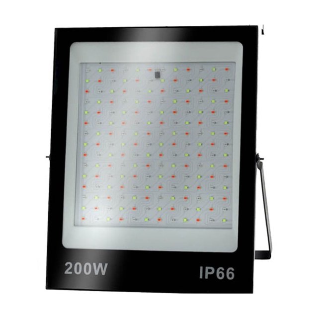 50W 100W 200W RGB Led Flood Light IP66 Waterproof Outdoor Spotlight With Remote Control Wall Washer Lamp