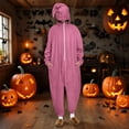 thumbnail image 2 of Hauts à Manches Longues pour Femmes, Combinaison à Capuche Unie pour la Maison, Mode Décontractée S-Xxxxxl, 2 of 9