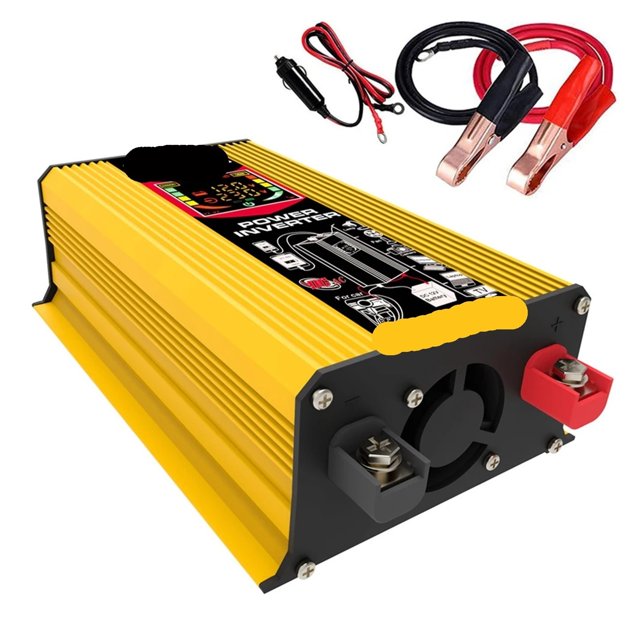 6000W Car Inverter Modified Sine Wave Power Converter Dual USB Car Voltage Transformer ,Rapid Cooling with Minimal Noise