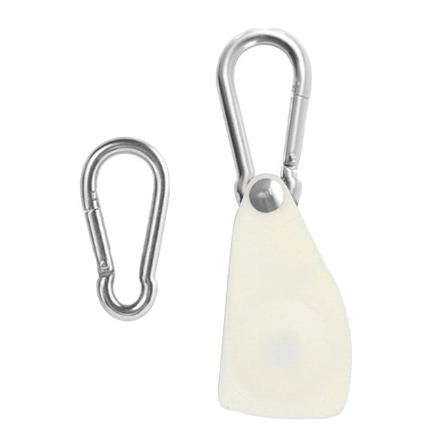 DOLITY Heavy Duty 1/4" Ratchet Anchor Rope Hook, Ratchet Pulley System, Securely Anchor White