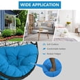 thumbnail image 2 of Patiojoy Chaise Hamac Hamac Coussinée Balançoire Hamac Chaise Oeuf Suspendue Intérieur Extérieur, 2 of 5