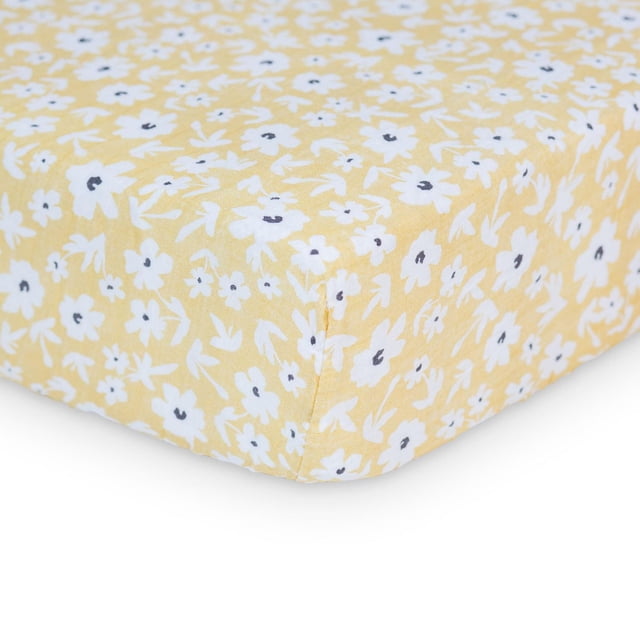 Lulujo - Baby, Infant - Boho Collection - Cotton Muslin Crib Sheet - Breathable, Lightweight