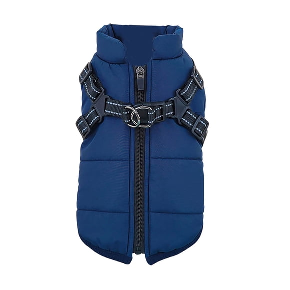 WIFKLSIIPG Winter Vest with Integrated Harness Warm Ski Jacket for and Cats Cold Weather Outdoor Apparel
