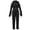 Black, variant on EGNMCR SNOW Women Ski Suit, One Piece Snowsuit, Snowboardsuit Women Fashion Casual Thick Hot Snowboard Skisuit Outdoor Sports Zipper Ski Suit Ski Suits