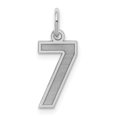 thumbnail image 1 of Pendentif Breloque en Argent Sterling 925 Numéro 7, 1 of 6