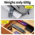 thumbnail image 2 of Laptop Stand, Adjustable ABS plastic Notebook Stand，Portable Foldable Laptop Holder for Desk Compatible with All 10-15.6in Laptops, 2 of 5