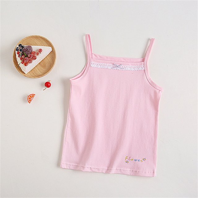 Soki 3-11Y Girls Camisole Undershirt Racerback Tank Top Cotton Sleeveless Bottoms Tops
