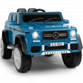thumbnail image 1 of Costway Mercedes Benz 12V Electric Kids Ride On Car RC Remote Control W/Trunk, Blue, 1 of 7