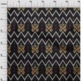 thumbnail image 2 of oneOone Georgette Viscose Fabric Paisley & Chevron Ikat Print Fabric BTY 42 Inch Wide, 2 of 4