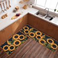 thumbnail image 2 of Sunflower Kitchen Rug and Sets 2 Piece Non Skid Washable mat for Farmhouse Floral Kitchen mats for Floor Retro Kitchen Decor, 2 of 5