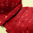 thumbnail image 3 of Wireless Bra for Women Pullover Bra Feature V-Neck Molded Bra Style W-1883 Red 3XL, 3 of 5