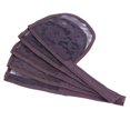 thumbnail image 2 of BELOVING Filet Extensible pour Queue de Cheval, Chignon, Maille Tissée, Bonnets, Brun, 2 of 9