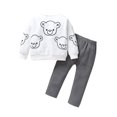 thumbnail image 1 of Baby Toddler Boys Winter Sweatshirt with Pants Set, 1 of 7