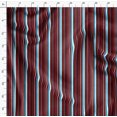 thumbnail image 4 of Soimoi Red Heavy Satin Fabric Dot & Stripe Print Sewing Fabric Yard 54 Inch Wide, 4 of 5