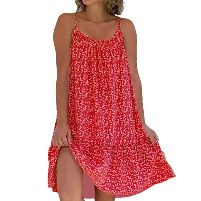 Xingzhi Multifunctional Maxi Dress For All Occasions Fashionable Dress For Women red XL
