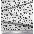 thumbnail image 3 of Soimoi Gray Cotton Voile Fabric Dots Dots Fabric Prints By Yard 56 Inch Wide, 3 of 5