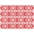 thumbnail image 1 of Ahgly Company Tapis Rectangulaire Lavable en Machine Intérieur Transitionnel Rose, 8 Pieds x 10 Pieds, 1 of 7