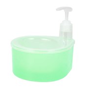 2 in 1 Dish Soap Dispenser with Sponge Holder 1L Liquid Pump Bottle for
