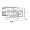 thumbnail image 2 of Bgsha 1PC Led Electronic Clock Desktop Clock Simple Alarm Clock Curved Screen Clock, 2 of 9
