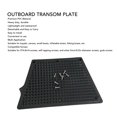 thumbnail image 3 of Removable Outboard Transom Pad with Grid Design, PVC Material, Compatible with ST4.8x16 Screws, Suitable for Kayaks, Canoes, Small Boats, Inflatable Boats, 3 of 7