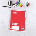 thumbnail image 5 of Hilroy® 1 Subject 200pg Notebook, Red, 5 of 5