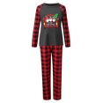 thumbnail image 3 of 2023 Family Matching For Couples print Men Velvet Christmas Pajamas For Couples, 3 of 3