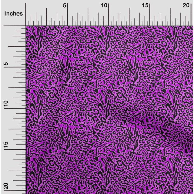 oneOone Rayon Purple Fabric Animal Skin Craft Projects Decor Fabric Printed By The Yard 56 Inch Wide-UU8