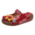 thumbnail image 1 of XZNGL New Retro High Quality Flat Heel Platform Pump Womens Shoes, 1 of 9