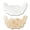 Khaki, variant on Disposable Lace Chest Stickers Women U Shaped Bra Tube Tops
