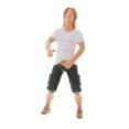 thumbnail image 2 of 2 Pcs 2x /64 Petites Figurines d'Homme Miniature Scène de Train, 2 of 7